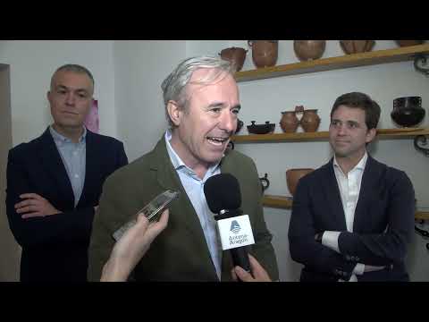 Declaraciones de JORGE AZCÓN, Alcalde de Zaragoza, en ALAGÓN