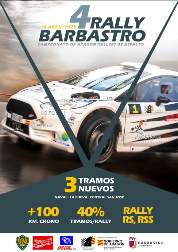 Barbastro vela armas para el arranque del  Campeonato de Aragón de Rallyes