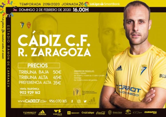 Las entradas para ver al equipo aragonés en el Carranza, desde 35 euros