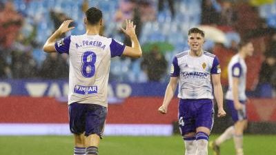 André Pereira debutó oficialmente con el Real Zaragoza