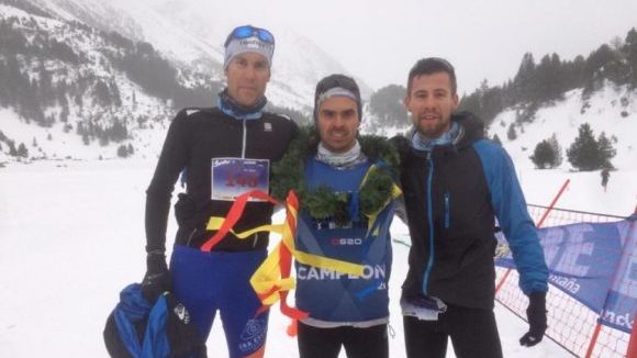 Alberto Puyuelo se cuelga la medalla de oro en Snowrunning