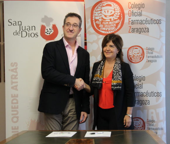 Hospital San Juan de Dios y Colegio Oficial de Farmacéuticos de Zaragoza, alianza frente a la pobreza farmacéutica
