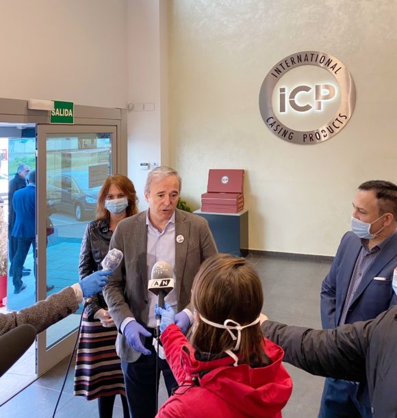 ICP donará 30.000 mascarillas a entidades de Zaragoza