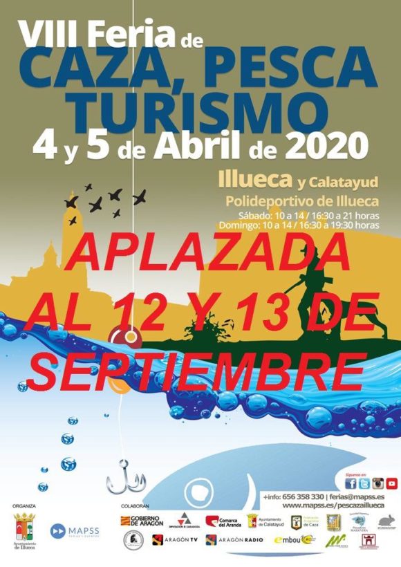 Aplazada a septiembre la Feria de la Caza y Pesca de Illueca
