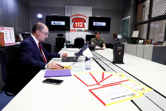 Lambán avanza las prioridades de la DGA para después de la crisis sanitaria