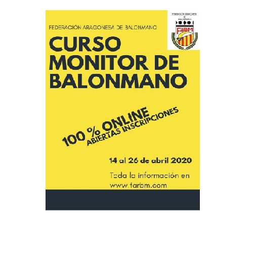Agotadas las plazas para el curso online de monitor