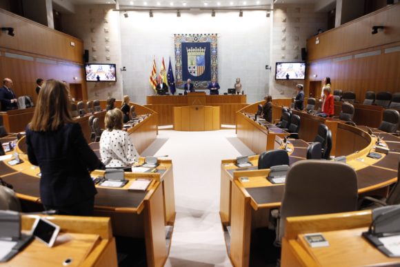 Las Cortes de Aragón analizan la gestión del gobierno por el covid