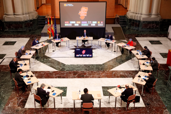 Aragón escenifica su unidad frente a la crisis del coronavirus