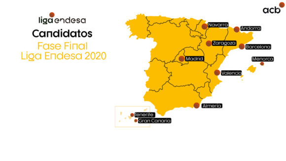 Diez candidatas para albergar la fase definitiva de la ACB y entre ellas, Zaragoza