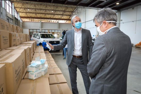 El Grupo Saica dona 700.000 mascarillas para su reparto entre la población de Zaragoza