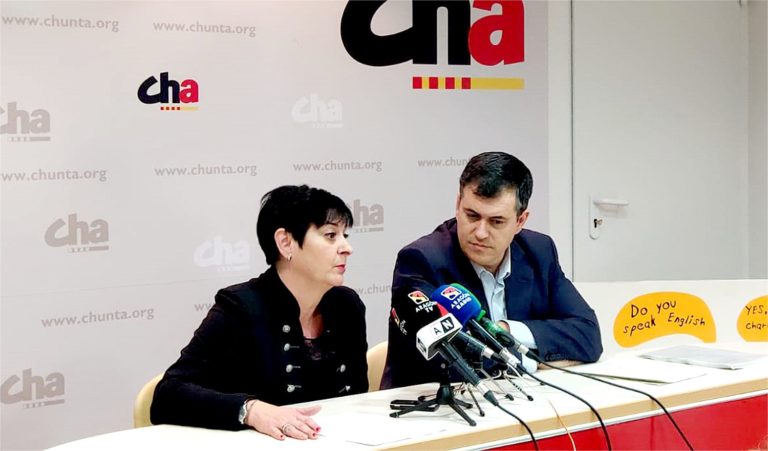 CHA reclama en el Senado que el Gobierno de España declare zona catastrófica el olivar de Belchite, del Bajo Aragón y del Matarraña