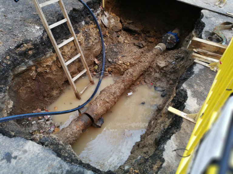 Comienzan obras de mejora en las tuberías de saneamiento de Delicias y El Rabal