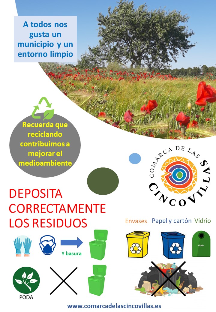La Comarca de las Cinco Villas pone en marcha una campaña de sensibilización sobre el correcto reciclaje de residuos