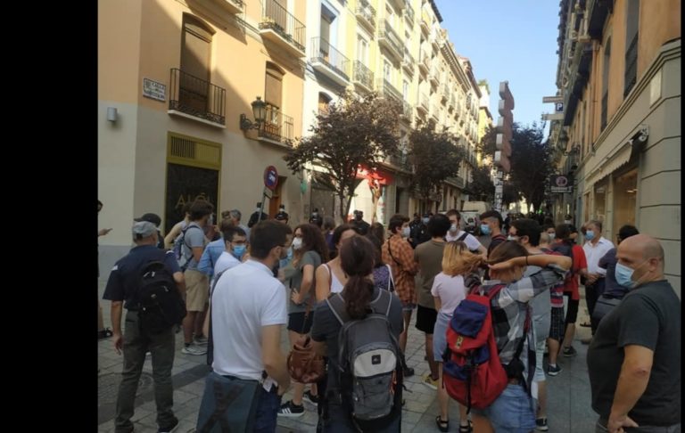 IU critica el desalojo del Hotel ocupado en la calle Manifestación de Zaragoza