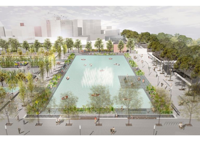 Serrano presenta su propuesta para el Parque Pignatelli