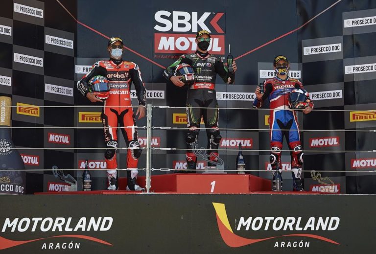 MotorLand cierra su primer round del Campeonato del Mundo FIM de Superbikes con impresionantes luchas en la pista