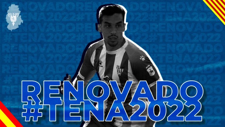 Tena continuará defendiendo la camiseta de la SD Ejea