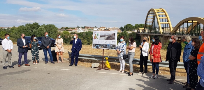 Reapertura al tráfico del puente de Sástago tras las obras de reparación