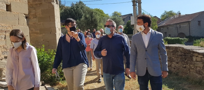 Finaliza la primera fase para la consolidación de la iglesia de Castejón de Sobrarbe (Aínsa)