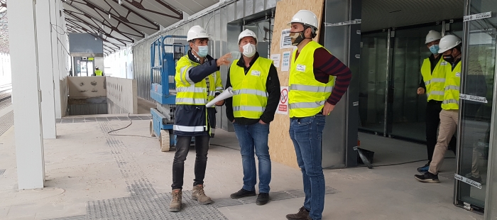 Comienzan las obras de urbanización en la explanada de la Estación Internacional de Canfranc