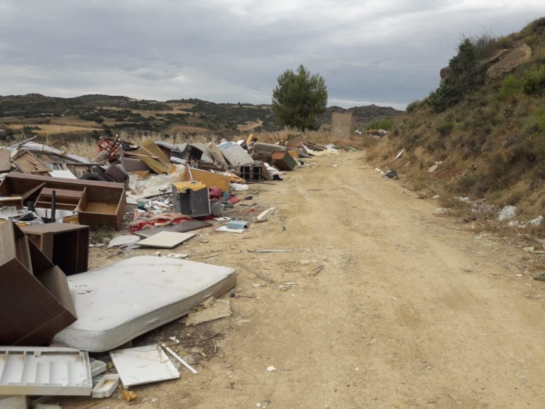 CHA propone crear una red de puntos de recogida de enseres y   voluminosos en la Comarca de Cinco Villas