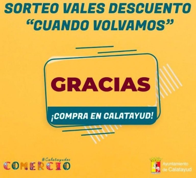157 establecimientos bilbilitano se benefician de la campaña de apoyo al comercio local ‘Cuando volvamos’