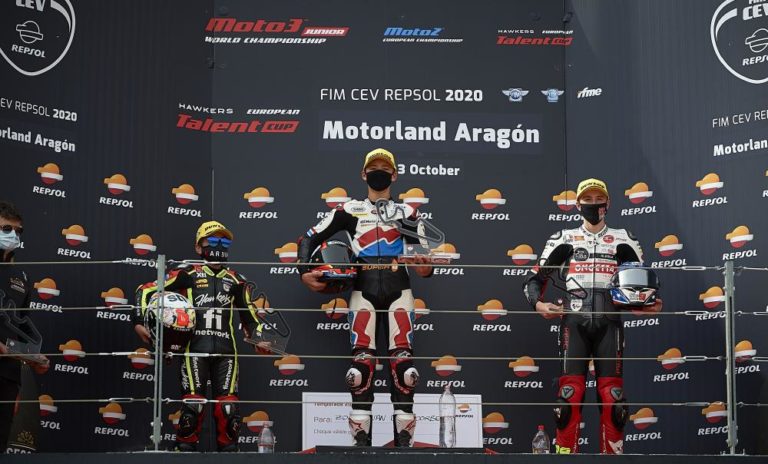 Triunfo de Van Den Goorbergh, Zaccone y Guevara en la quinta prueba del FIM CEV Repsol en MotorLand