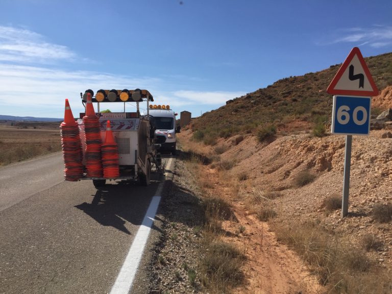 La Diputación de Zaragoza comienza la mejora del firme de 10 carreteras provinciales con una inversión de 4 millones de euros