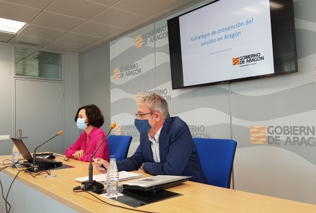 La detección precoz y la respuesta asistencial  claves de la Estrategia de prevención del suicidio en Aragón