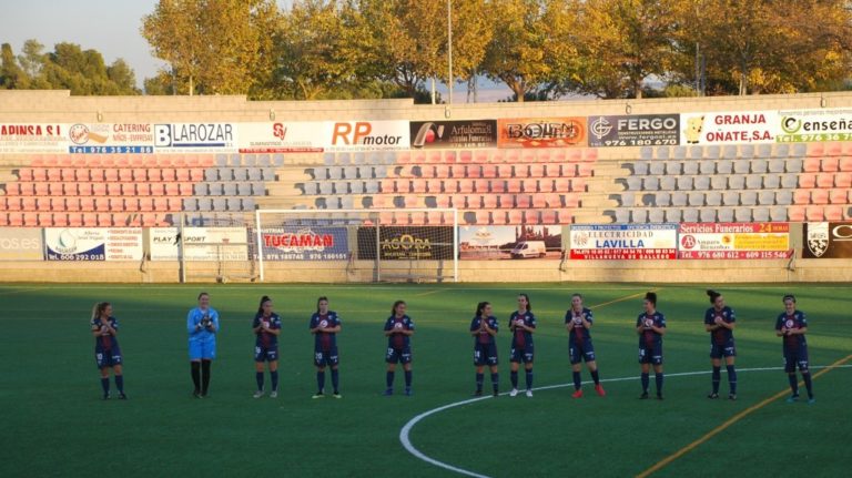 La SD Huesca Femenino consigue la victoria con remontada ante el Terrassa FC (3-2)