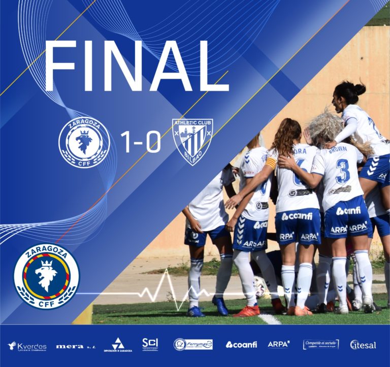 El Zaragoza CFF suma su primera victoria de la temporada ante Athletic Club B (1-0)