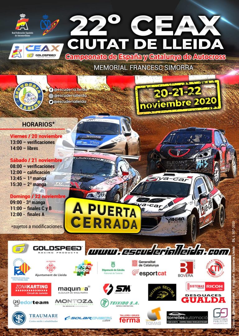 Tres equipos de la Escudería Jiloca participarán en el Campeonato de España de Autocross que se celebrará el 21 y 22 de noviembre