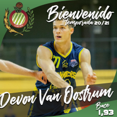 Devon Van Oostrum se incorpora temporalmente a Levitec Huesca