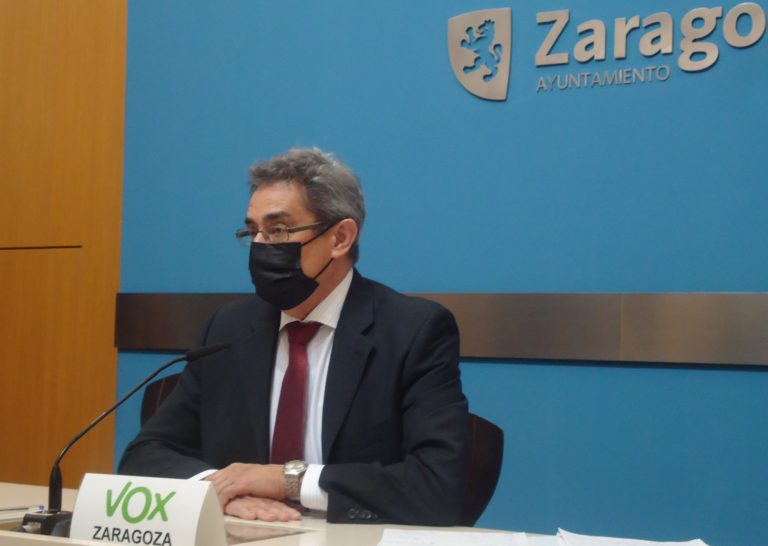 VOX Zaragoza ha visto al alcalde “demasiado complaciente” con el Gobierno de Aragón