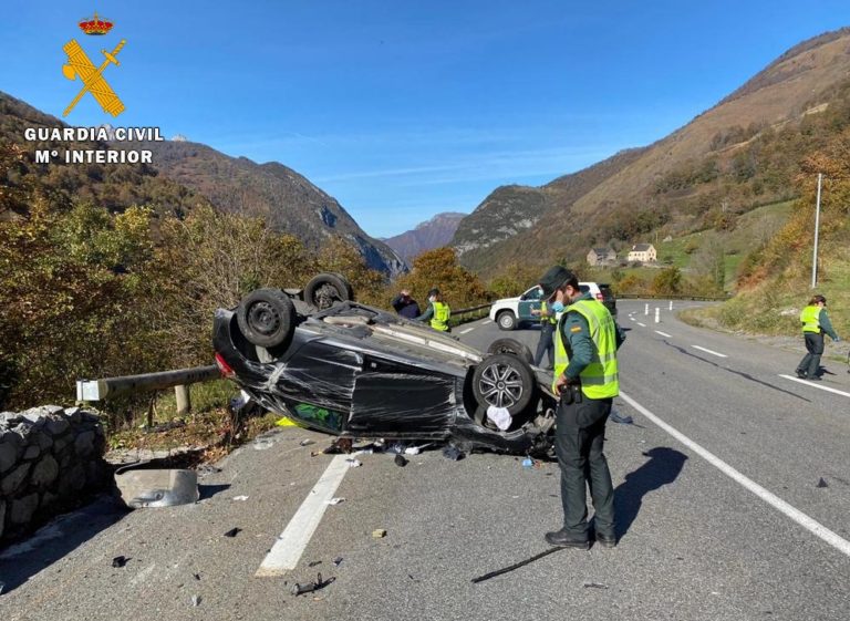 La cifra de víctimas mortales por accidentes de tráfico en las carreteras de Aragón cae por tercer año consecutivo