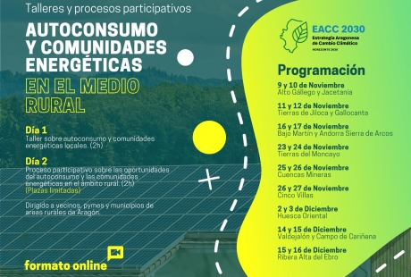 Arrancan los talleres sobre autoconsumo y comunidades energéticas en el medio rural