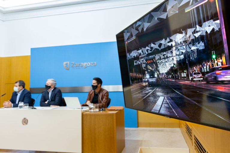 El Ayuntamiento de Zaragoza presenta la iluminación navideña para generar ilusión y apoyar al comercio