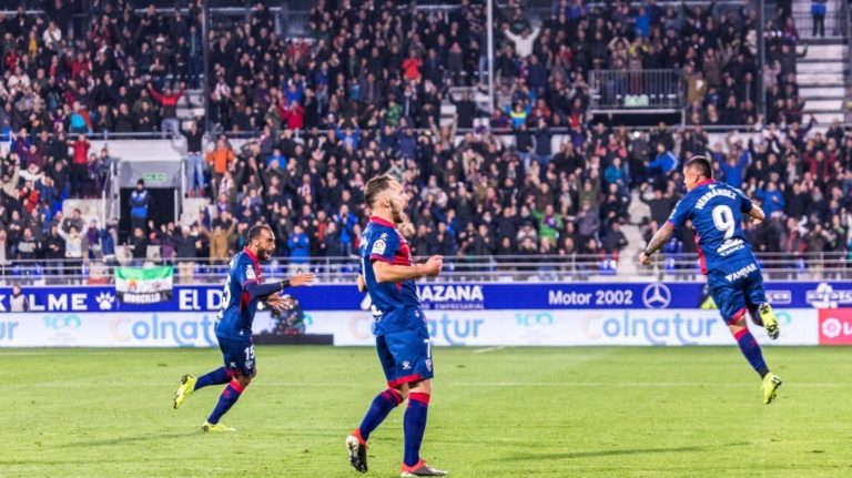 Último partido como local de 2020 de la SD Huesca, ante el Levante UD