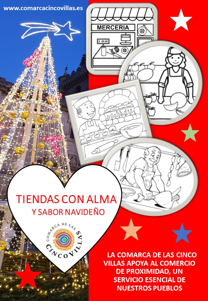 La Comarca de las Cinco Villas apoya el comercio de proximidad, también en Navidad