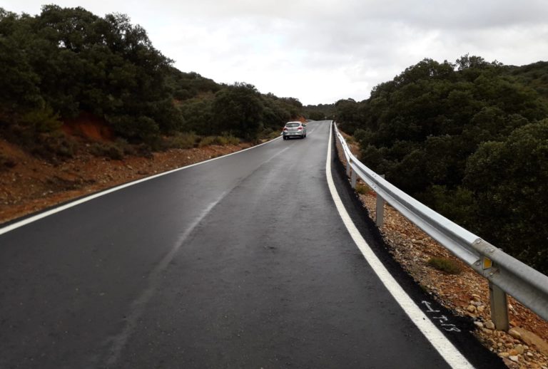 La Diputación de Zaragoza termina la mejora del firme de la carretera que conecta Ariza y Bordalba tras una inversión de 210.000 euros