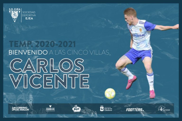 Carlos Vicente es la primera incorporación de la SD Ejea para esta segunda vuelta