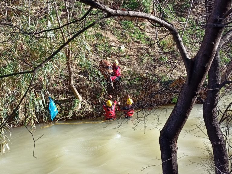 Rescatado un hombre del río Huerva