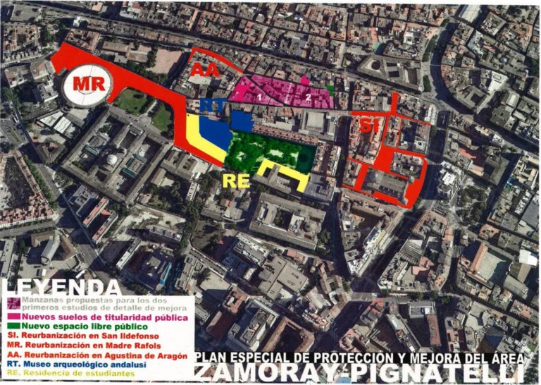 Urbanismo presenta el Plan Especial de Protección y Mejora Zamoray-Pignatelli que actuará sobre los equipamientos, el viario público y la vivienda