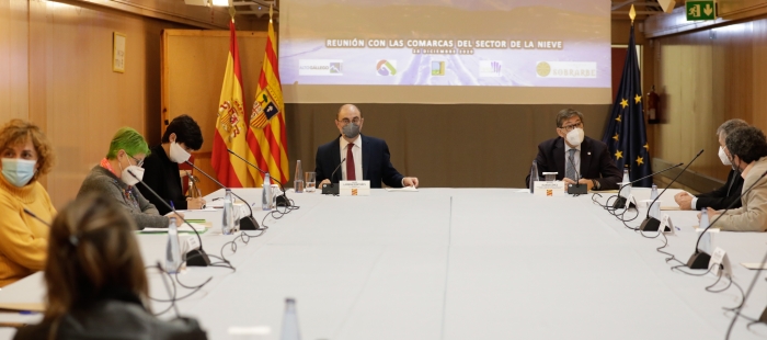 El Gobierno de Aragón estudia medidas de apoyo al sector de la nieve pactadas con empresas y administraciones locales