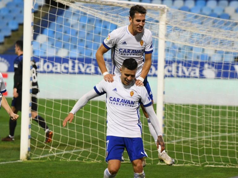 Victoria sufrida del Real Zaragoza por la mínima con un tanto de Narváez de penalti (1-0)