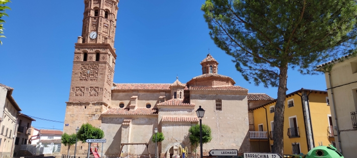 Comienzan las obras de la segunda fase en la iglesia de Navarrete del Río