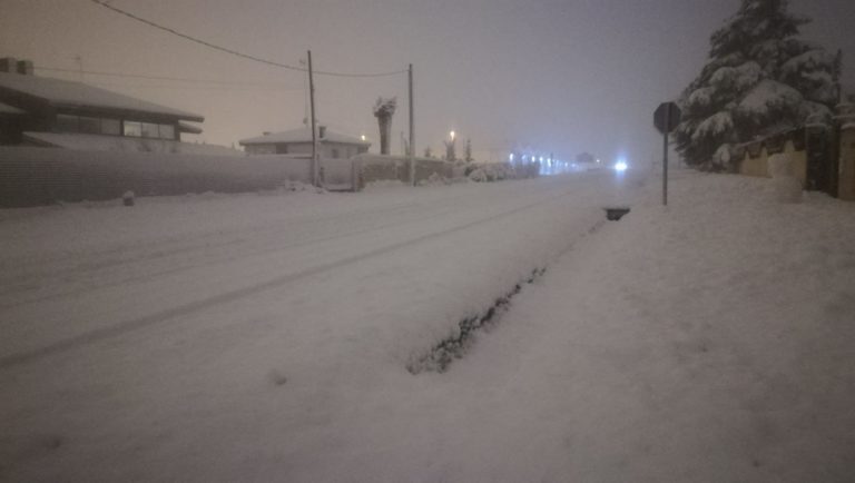 La borrasca Filomena deja una nevada histórica en todo Aragón