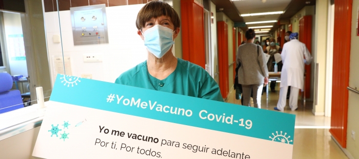 Comienza la vacunación en profesionales sanitarios de Atención Especializada en Aragón