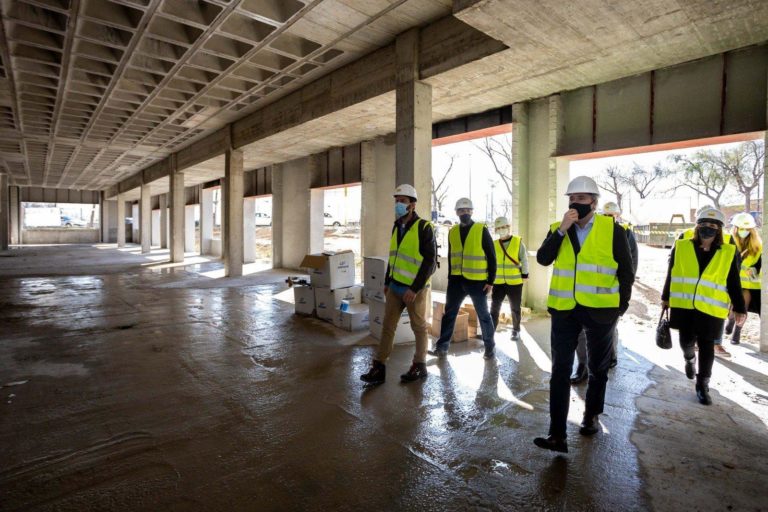 Avanzan a buen ritmo las obras de las 80 viviendas de la calle Fray Luis Urbano