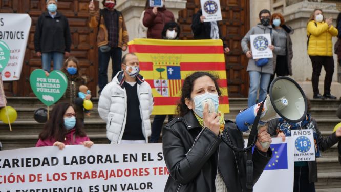 Los trabajadores interinos de la administración reclaman una solución a la precariedad laboral